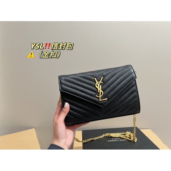 2023.10.18 P195 folding box ⚠ Size 22.15 Saint Laurent envelope cool and cute extreme beauty is you