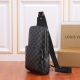 On July 10, 2023, [Fireworks] [Fireworks] LV's top-level original N41719 cross pattern, black flower, old flower, black check, this canvas fabric Avenue shoulder bag is the perfect companion for urban life: small and fashionable, showcasing a casual and u