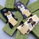 2024.01.22 Bow New Product Gucci Boutique Box Socks [Smart] Design Fashionable, Pure Cotton Quality, One Box Three Pair Embroidery
