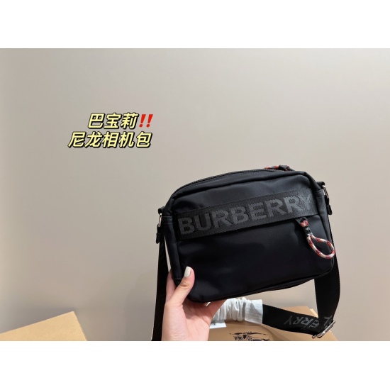 2023.11.17 P180 box matching ⚠️ Size 20.15 Burberry Nylon Camera Bag is versatile for both men and women, with shapes that are very stylish and practical