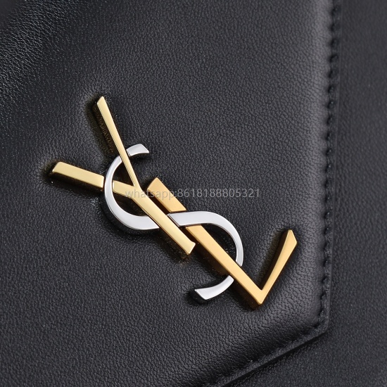 2023.08.09 ysl Saint Laurent [original leather] LE CASSANDRE smooth leather envelope chain bag, new three color hardware logo! A timeless style that every girl deserves! The shoulder strap can be removed and used as a handbag. The bag contains 6 card slot