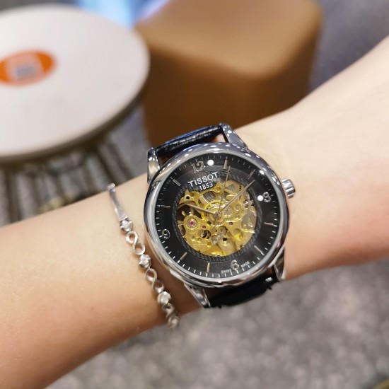 20240417 195 Tianshuo TISSOT ✨ Fully automatic mechanical watch, selection of classic works, vacuum electroplating, ultra strong mineral glass, diameter: 40mm, thickness: 12mm, suitable for casual and business use