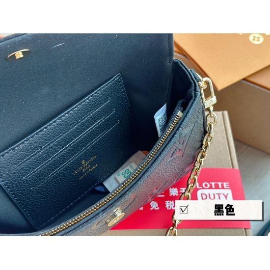 2023.09.03 185 box size: 22 * 12cmL home black ivy woc double chain! Super suitable for summer with double chain design, the mahjong bag can be cross slung, one shoulder, portable, and has a cute and easy-to-use built-in card slot!
