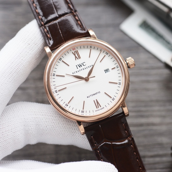 20240408 White Shell 300 Gold 320 (same price as belt mesh bag): Wanguo IWC Botuofeno, the strongest Botuofeno men's watch! The most popular simple, elegant, and atmospheric formal style watch! A 40mm case! Swiss grade precision polishing! Make the appear