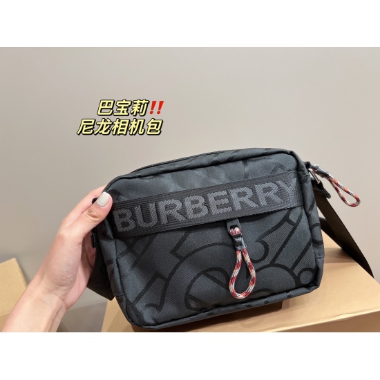 2023.11.17 P190 box matching ⚠️ Size 20.15 Burberry Nylon Camera Bag is versatile for both men and women, with shapes that are very stylish and practical