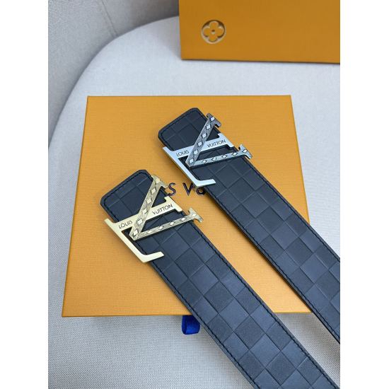 2023.12.14 Brands: LV, Louis, and Vuitton! Original single belt belt: Double sided use of counter quality, top layer of cowhide, 24k pure steel buckle, preferred for personal use, guaranteed genuine leather packaging: please refer to the pictures for coun