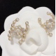 20240411 BAOPINZHIXIAO Hot selling 2020 Xiaoxiang Chanel Home Full Diamond Ball Pearl CC Earrings Same Material 925 Silver Needle Elegant and Elegant Exquisite Design Carving Very Decorative Face Shape Youth Vitality Attracting at a Glance This one is ver