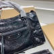 Batch 700 Balenciaga from Balenciaga in 20240324. Italian imported explosive pattern top layer cowhide tassel style small black nail (large bottom length 38cm * 24cm * 12cm) (medium bottom length 30cm * 19cm * 11cm/) (mini bottom length 23cm * 15cm * 9cm)