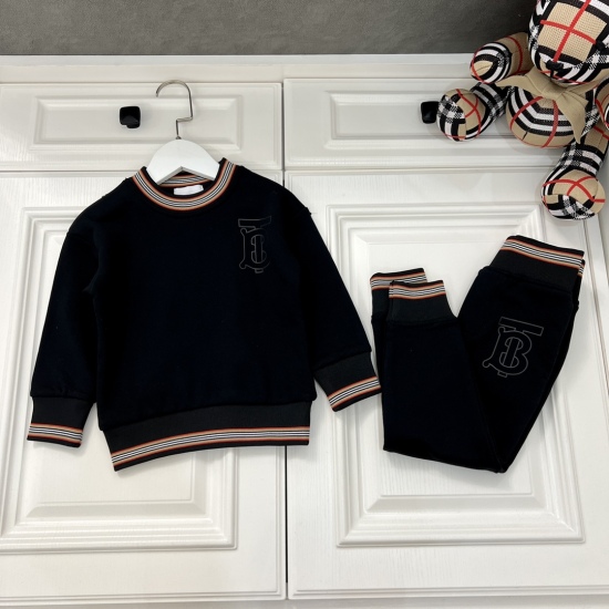 2023.07.01, regarding size issues, please consult customer service after payment. 2022 New Product Size: 90-170 Non Discount Bur Classic Colorful Thread Sweater Set Sports Series