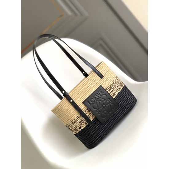 20240325 Original Order 830 Extra Grade 930 Gradient Coconut Fiber and Cow Leather Square Basket Handbag (New Color) A traditional square grass woven vegetable basket with gradient coconut fiber wrapped body imported Lafite grass, fully handcrafted, exqui
