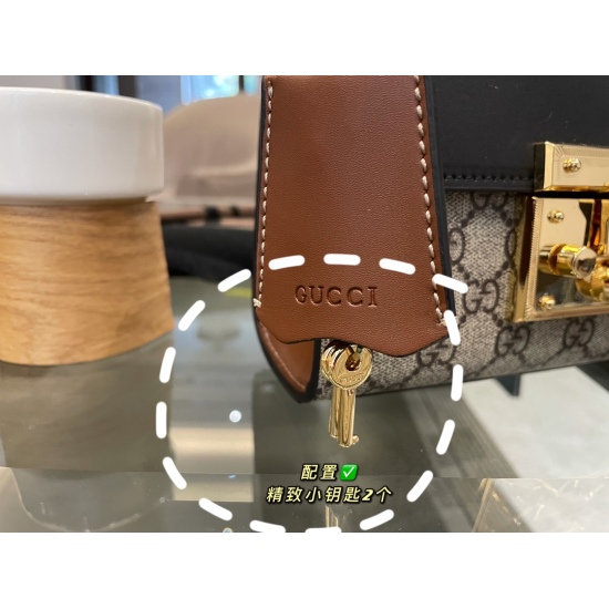 On March 3, 2023, 215 box size: 20cm [GG padlock] This has sold thousands of star products ‼ Recently, the quality has been upgraded again. Let me take a remake and show you the high-definition version of G Padlock ✔