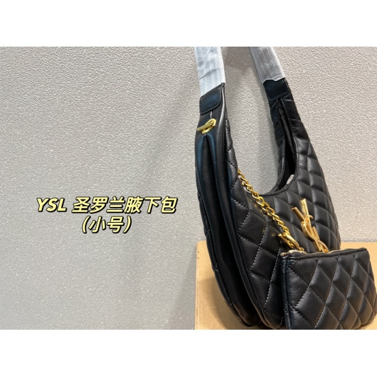 P190 box on October 18, 2023 ⚠️ Size 29.17 Saint Laurent's underarm bag has an open and hanging appearance, giving a lightweight and versatile body that exudes a sense of sophistication