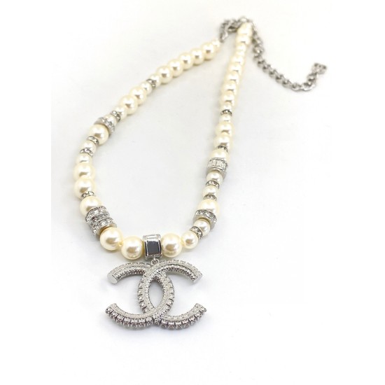 20240413 p90ch * nel New Pearl Necklace Consistent ZP Brass Material