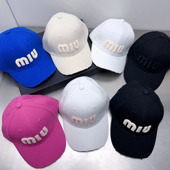 220240401 P50miumiu Miao Miao Breakthrough Baseball Hat