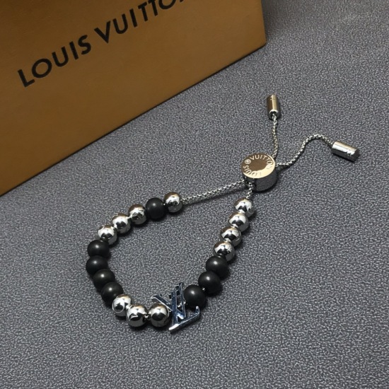 20240411 BAOPINZHIXIAOLV Bracelet New Product Silver Black Bead Bracelet Number: C616545540