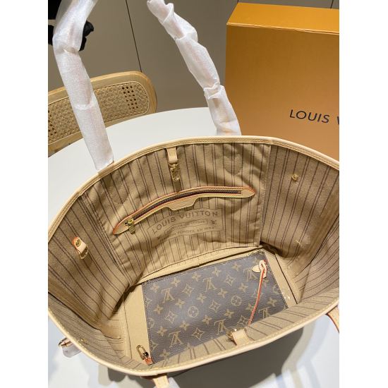 2023.10.1 p310Lv Colorful Cowhide Neverfull Medium Shopping Bag! An entry-level style! Absolute Lifetime Edition! This classic is self-evident! Street photography and practicality are both great choices! After you receive it, you can feel the clear air ra