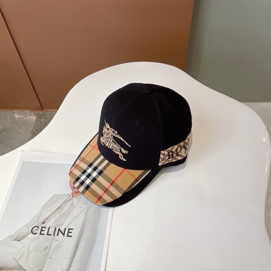 2023.07.22 Burberry's early spring new Baseball cap classic color, fresh spring and summer color, cotton super soft and breathable, casual concave shape, excellent quality