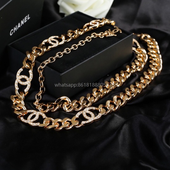 2023.07.23 Chanel Waist Chain Counter New Brass Material Chain ⛓️ Belt electroplating 18K gold 1:1 high-end quality
