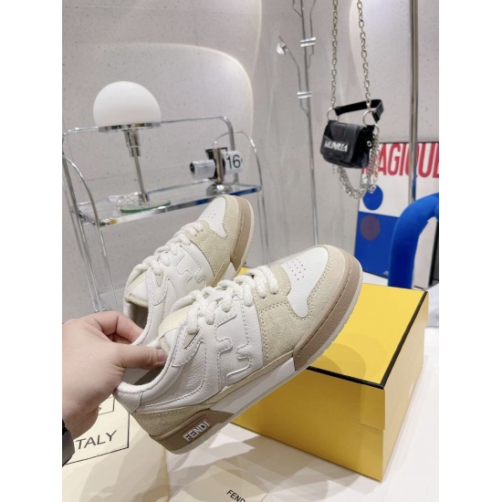 2024.01.05 P280 ➕ 10 Hot selling Fendi 2022 Spring Festival looking for couples, board shoes, casual sports shoes, FD match, original purchase, one-on-one replica. Designer Kim Jones created the first sports shoe, Fendi match, and donkey brand Trainer bas