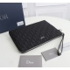 20231126 360 Counter Authentic Available [Top Original Quality] Dior OBLIQUE Handbag Model: 2OBCA251YSE Size: 30 * 20 * 2.5cm Physical Photo, Same as Goods Heavy Gold Authentic Print Copy Imported Original Black Cloth Jacquard Copy Customized Counter with