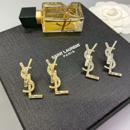 20240411 BAOPINZHIXIAO Saint Laurent YSL Earrings Excellent Electroplating Process Luxury temperament Market cannot replicate Counter Sync Only Perfect Reproduction S123725