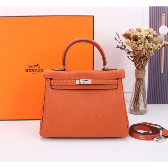 20240317 H ᴇ ʀ ᴍᴇ s K ᴇ ʟʟʏ』 25cm: 610 178cm: 630 ☑  Sunset Orange Spot Instant Little Cow Exclusive Steel Hardware Motorcycle Edition with High Cost Performance! The Kelly bag has all the elements and straps, which not only allows for carrying small item