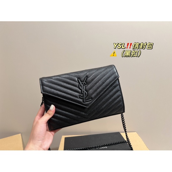 2023.10.18 P195 folding box ⚠️ Size 22.15 Saint Laurent envelope cool and cute extreme beauty is you