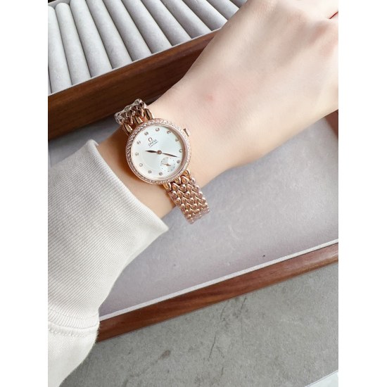20240417 White 250. Gold+20. Diamond+30. Omega OMEGA Boutique Goddess Droplet Collection Watch. Exquisite and beautiful design allows your beauty to be everywhere, and also blends luxury and classic to create stunning masterpieces. The dial is fresh and e