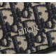 20231126 430 This toiletry bag is practical and exquisite. Carefully crafted using beige and black jacquard fabric with Oblique print, embellished with black grain leather trim, and embellished with the 