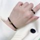 2023.07.23 Small Fragrance Chanel Letter Double C Precision Steel Black Color Preservation Series Styling Ring! A must-have summer item that I can't help but boast about when I wear it. With a minimalist design, it's super exquisite and shows off its whit