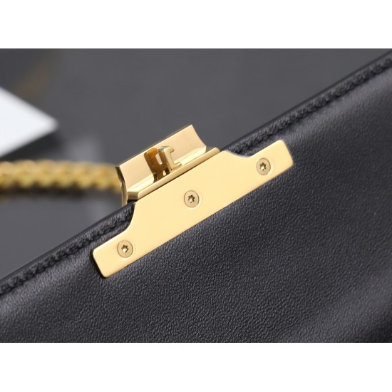 20240315 P1180 [Premium Quality All Steel Hardware] | Chain Underarm Arc de Triomphe: The armpit bag in the new season, with a long body and upgraded capacity. The leather shoulder strap from the previous season has been changed to a chain, and the length