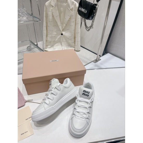 20240403 280 Miao Miao Miao 2023 New Popular Dirty Shoes Little White Shoes This year's main promotion is retro, vintage, fashionable, minimalist, and high-end. Easy to match and comfortable to wear, must be included in the annual collection! Original cow