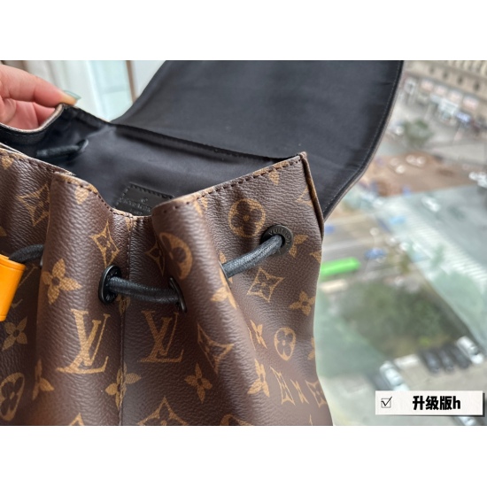 2023.09.01 Reprint h Boxless Size: 33 * 46cm L Home LOUIS VUITTON CHRISTOPHER New Orange Backpack is Cool for Traveling ✈️ Search Lv Backpack