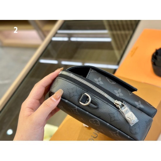 2023.09.03 185 Folding Box 2023 New LV Louis Vuitton Phone Bag DOUBLE PHONE POUCH Size: 12 18cm
