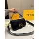 2023.10.26 P205 (with box) size: 2614FENDI's new autumn and winter Baguette stick bag has a soft three-dimensional texture, adopts a flip design, and is equipped with an FF magnetic buckle. It can be used for cross body or handheld use, with a very light 
