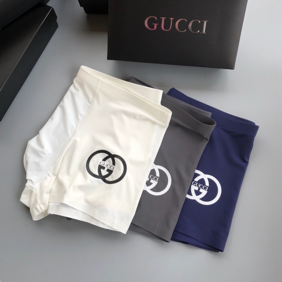 2024.01.22 GUCCI Gucci Essential Men's Underwear Classic! Adopting seamless seamless glue pressing technology with seamless seamless stitching, the high-end sheep milk silk material is lightweight, breathable, smooth, and has no binding feeling. It is for