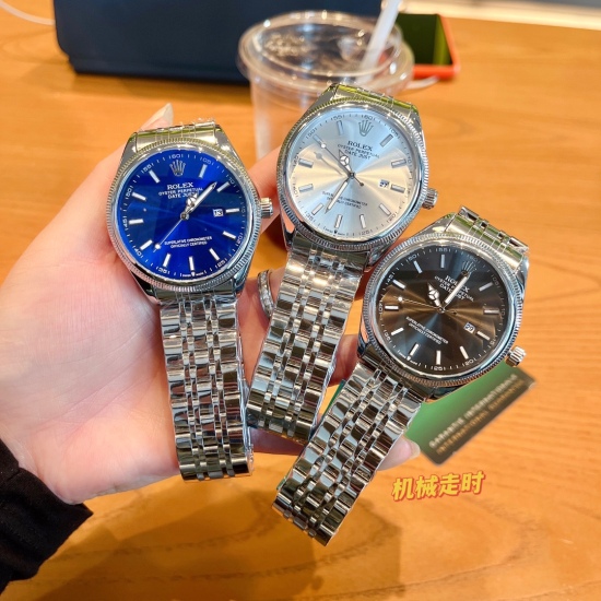 20240408 175 Brand: Rolex, the new model is booming. The fashionable and advanced quartz watch features an original neckline quartz movement, a simple and classic design, and a mineral ultra strong high-definition glass mirror. 316L precision steel strap,