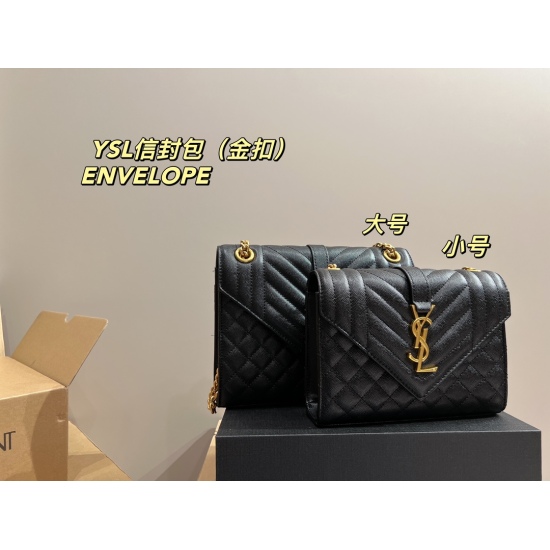 2023.10.18 Large P215 aircraft box ⚠️ Size 24.16 Small P205 Aircraft Box ⚠️ Size 20.14 Saint Laurent envelope bag ENVELOPE color is really beautiful, suitable for traveling out of the street. Daily appearance attracts beauty enthusiasts to rush towards it