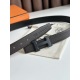 2023.06.29 H 5382 palladium plated hardware with Togo belt body 32mm dark chocolate