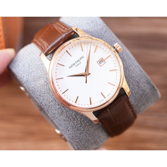 20240417 White 380, Gold 400, Steel Strip ➕ 20 Men's Favorite Three Needle Watch ⌚ [Latest]: Patek Philippe Best Design Exclusive First Release [Type]: Boutique Men's Watch [Strap]: Real Cowhide/316 Strap [Movement]: Fully Automatic Mechanical Movement [M