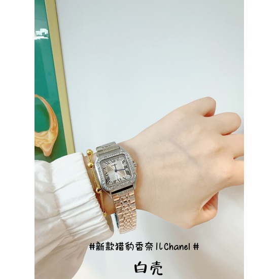 20240408 Steel Strip 165 Chanel Chanel ⌚ The Cheetah watch features a new diamond Roman dial that is both gorgeous and unrestrained, conveying the aesthetic style conveyed by Panther de Cheetah. It has smooth lines, charming and charming, soft and fitting