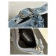 2023.07.20 # First batch arrival | Denim printing with diamond XS/26cm Le Cagole half month dumpling bag motorcycle bag Balenciaga denim is very busy this year, super popular! The three elements of cowboy dumpling bag are put together to form a single wor