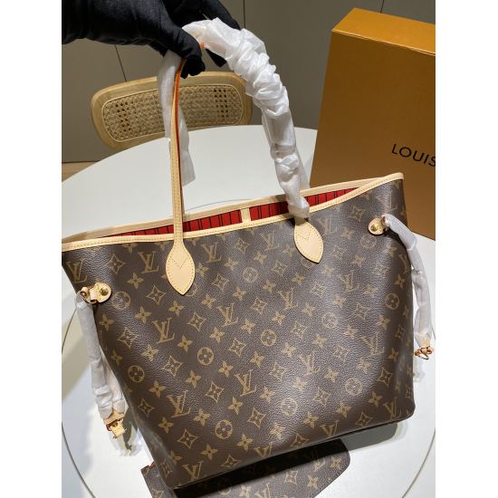 2023.10.1 p310Lv Colorful Cowhide 24k Hardware Neverfull Medium Shopping Bag! An entry-level style! Absolute Lifetime Edition! This classic is self-evident! Street photography and practicality are both great choices! After you receive it, you can feel the