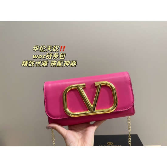 2023.11.10 P135 box matching ⚠ Size 23.11 Valentino woc chain bag unlocks the most beautiful girl in the whole street with fashionable charm cool and cute