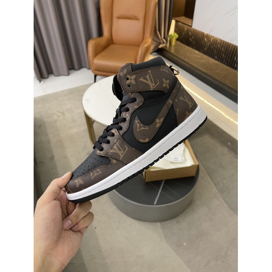 20230923 P310 higher version ⚠️ Lovers' Lv co branded. Nik Air Jordan 1 Low AJ1 Jordan Generation Low cut Classic Vintage Culture Casual Sports Basketball Shoe Refuses Public Sole Purchase Original Factory Synchronized Raw Materials with Details Restore 9