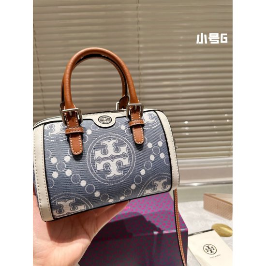 2023.11.17 Folding Gift Box P240 Tory Burch Pillow Bag - The latest design of the counter pillow bag, original single mold customization, original single hardware, imported fabric, super good texture, and more wear-resistant! Liangze Hardware Colorless On