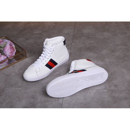 20240326 (full package) GUCCI Gucci. 【 High • Version~Trendy High Top Boots 】 (Yangli) Casual Men's 2018 counter is available simultaneously. The lace up British style original single upper is replicated with super domineering Italian imported top grade c