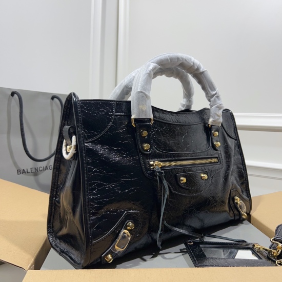 Batch 650 Balenciaga from Balenciaga in 20240324. Italian imported explosive pattern top layer cowhide tassel style small black nail (large bottom length 38cm * 24cm * 12cm) (medium bottom length 30cm * 19cm * 11cm/) (mini bottom length 23cm * 15cm * 15cm