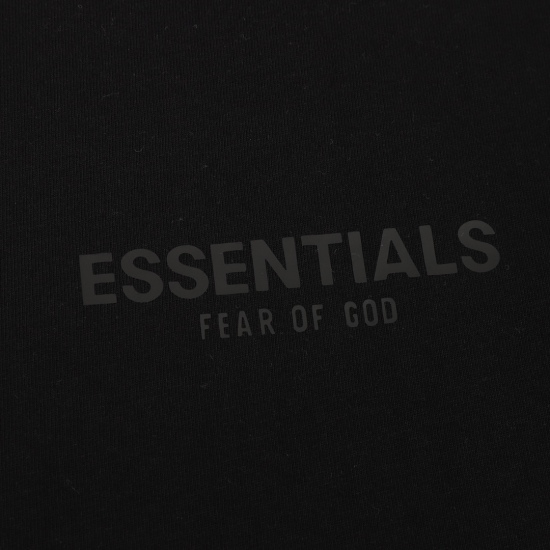 20240405 130FEAR OF GOD Double Thread Essay Los Angeles Limited 3M Reflective Printing Short Sleeve Customized Weaving and Dyeing 260g Etched Pure Cotton Fabric Embryo undergoes high-temperature water washing treatment to reduce the deformation rate of th