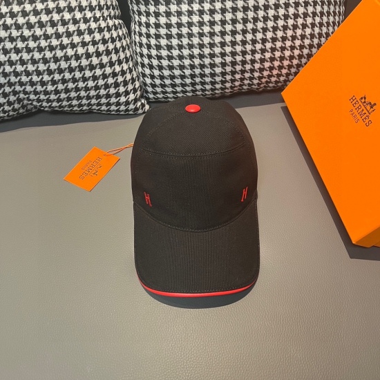 2023.10.2 batch of 70HERMS (Hermes) original single baseball caps, classic H, genuine molded and customized, original breathable canvas fabric+top layer cowhide, original precision steel adjustment buckle, meticulous workmanship, fashionable and handsome,
